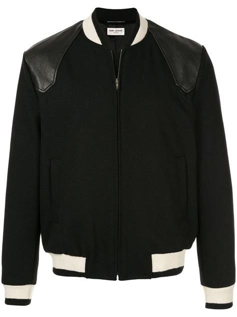 saint laurent varsity jacket replica ebay|ysl bomber jacket.